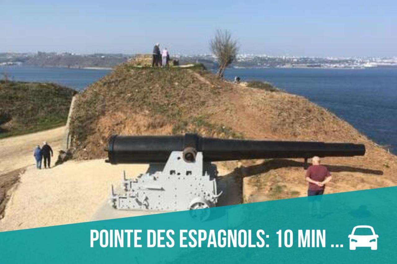 Authentique Penty Au Coeur Du Bourg Apartman Roscanvel Kültér fotó